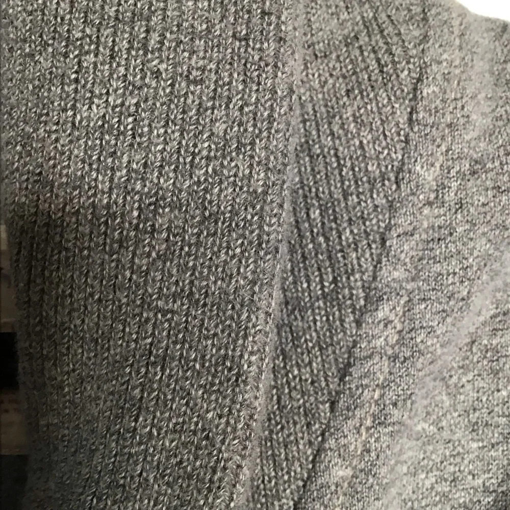 Y2K Men’s American Eagle Shawl CollarGrey Vintage Classic 1977 w/ pockets USXS - Picture 6 of 10